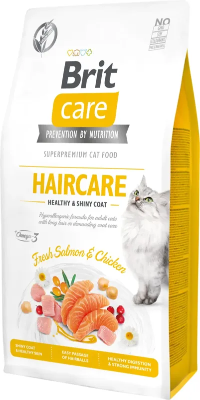 Brit Care Cat Haircare Healthy & Shinny Coat - Fresh Salmon & Chicken