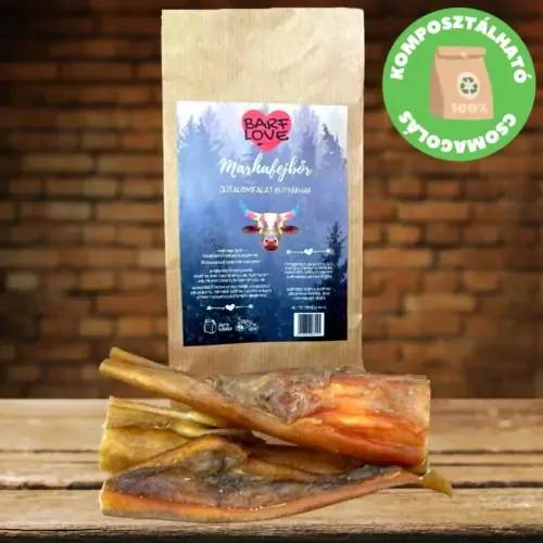 Barf Love szárított marhafejbőr rágóka kutyáknak