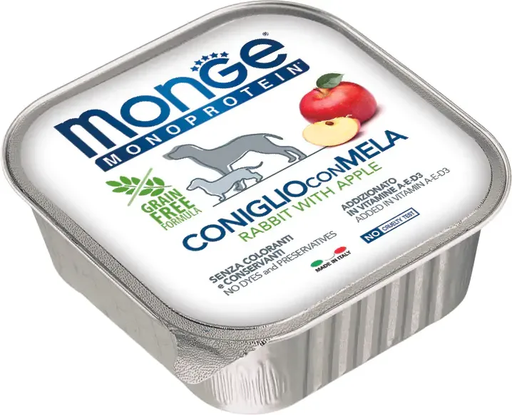 Monge Dog Grain Free Monoprotein Rabbit & Apple Paté