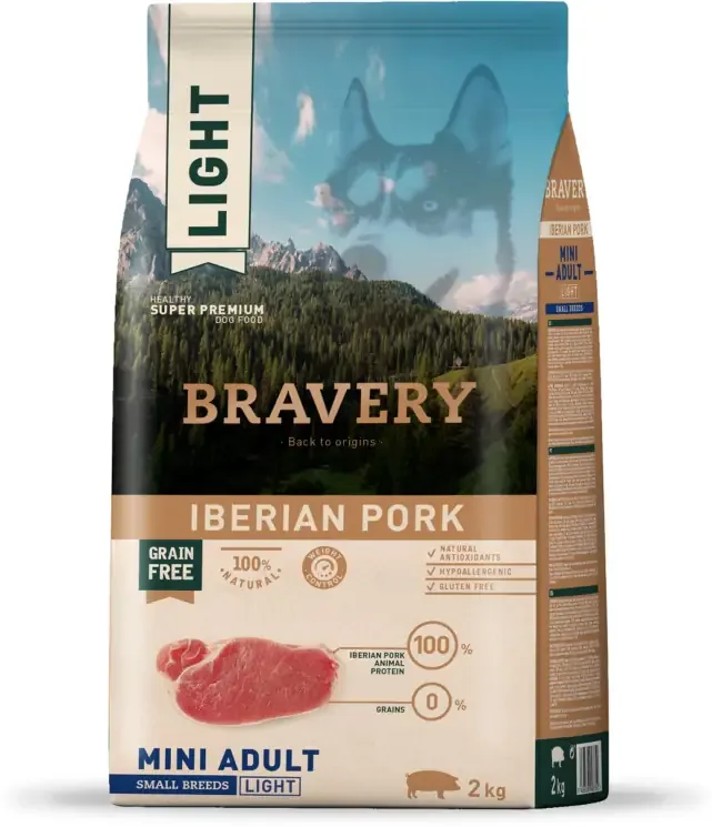 Bravery Dog Adult Mini Light Grain Free Iberian Pork diétás kutyatáp