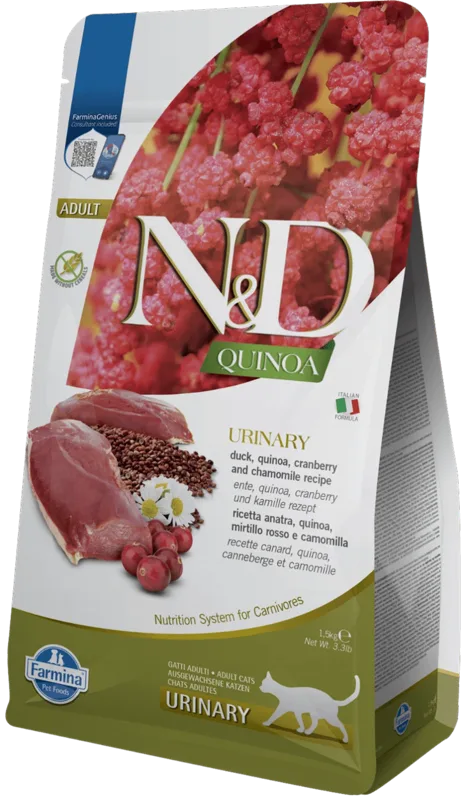 N&D Cat Grain Free Quinoa Urinary Duck – Húgyuti problémákra