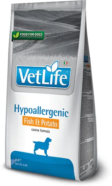 Vet Life Natural Diet Dog Hypoallergenic Fish & Potato