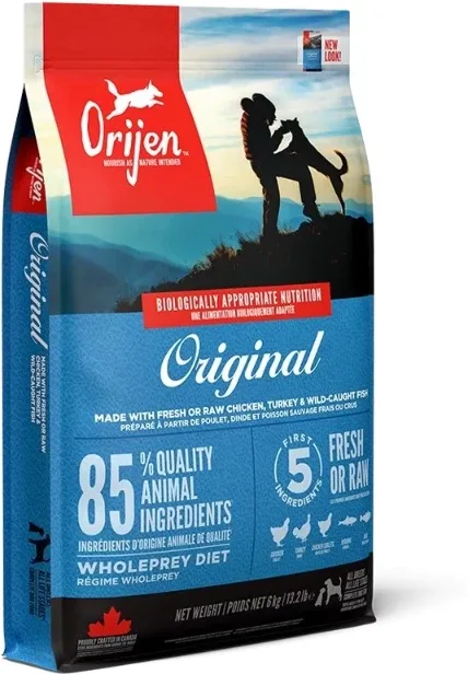 Orijen Original szárnyashúsos, halas és tojásos kutyatáp