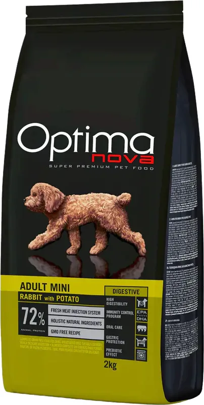 Visán Optimanova Dog Adult Mini Rabbit & Potato