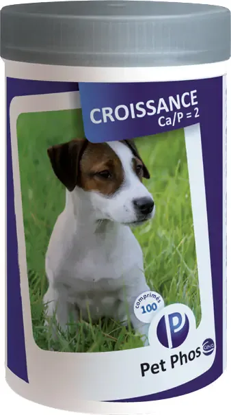 Pet-Phos CA / P = 2 ízesített csonterősítő tabletta kutyáknak