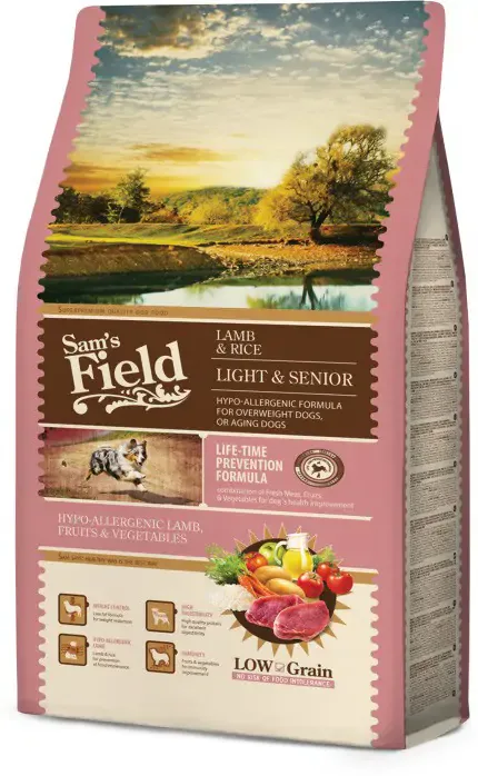 Sam's Field Light & Senior Lamb & Rice kutyatáp