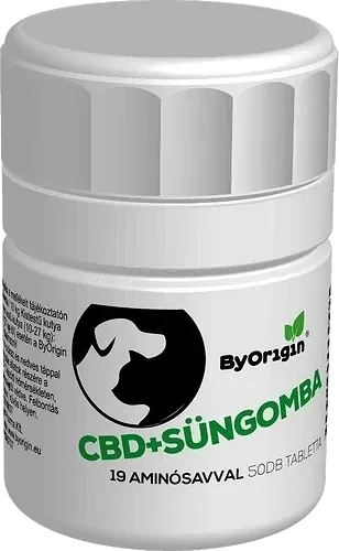 ByOrigin CBD és süngomba tabletta kutyáknak és macskáknak