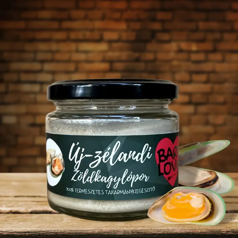 Barf Love 100% zöldkagyló por kutyáknak és macskáknak