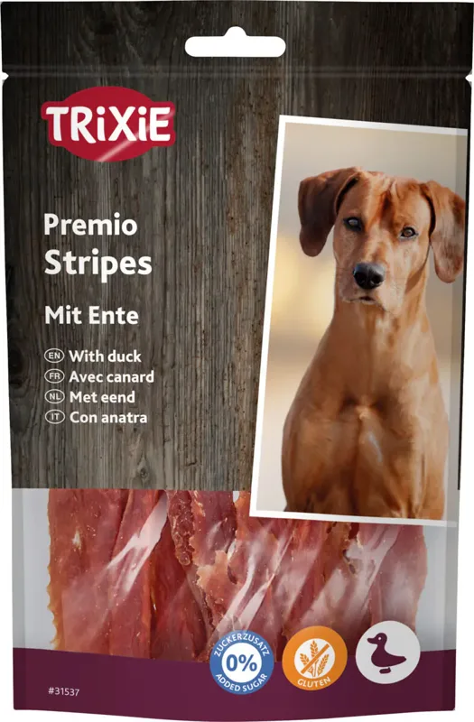 Trixie Premio Ducky Stripes szárított kacsamell csíkok kutyáknak