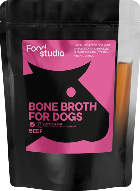 Food Studio fűvel táplált marha csontleves kutyáknak