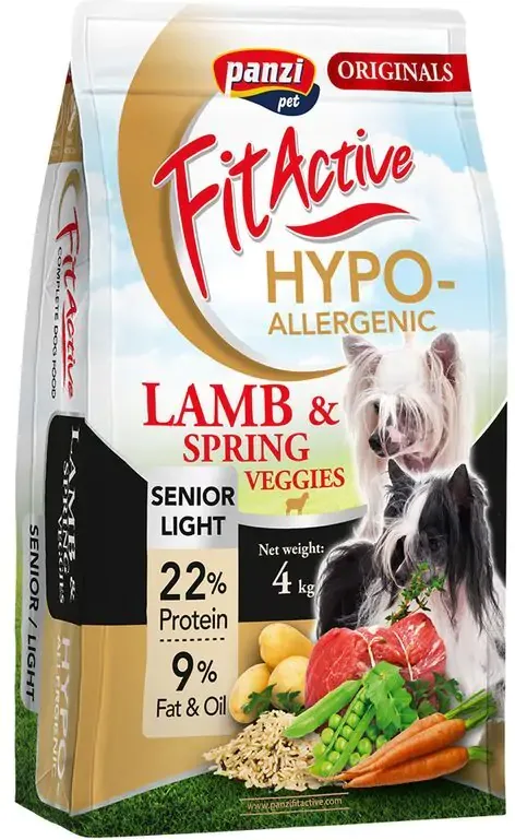 FitActive Originals Senior/Light Hypoallergenic Lamb & Spring Veggies
