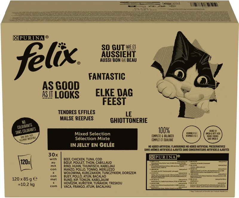 Felix Fantastic Házias és Halas válogatás aszpikban