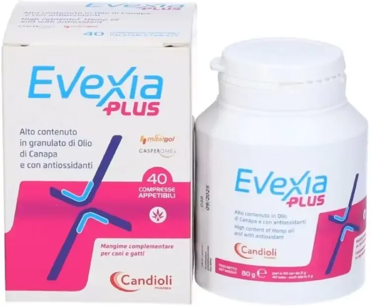 Candioli Evexia Plus ízületvédő tabletta CBD-vel kutyáknak és macskáknak