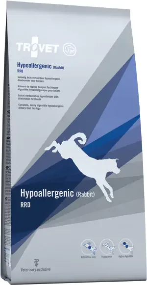 Trovet Dog Hypoallergenic Rabbit RRD - Nyúlhúsos száraztáp allergiás kutyáknak