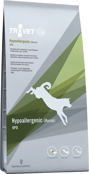 Trovet Dog Hypoallergenic Horse HPD - Lóhúsos száraztáp allergiás kutyáknak