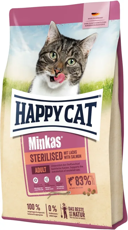 Happy Cat Minkas Sterilised Salmon