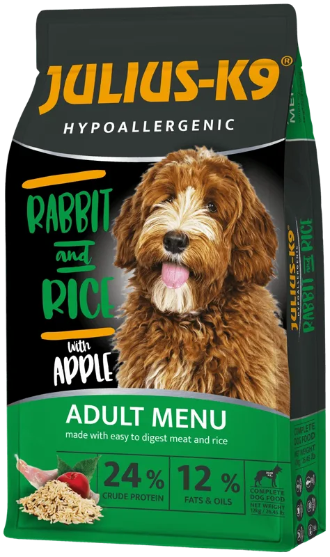 Julius-K9 Hypoallergenic Adult Rabbit & Rice kutyatáp