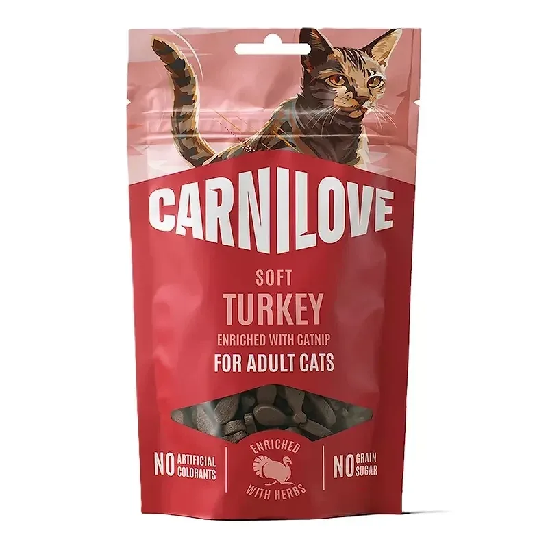 Carnilove Cat Soft Snack pulykával és macskamentával macskáknak