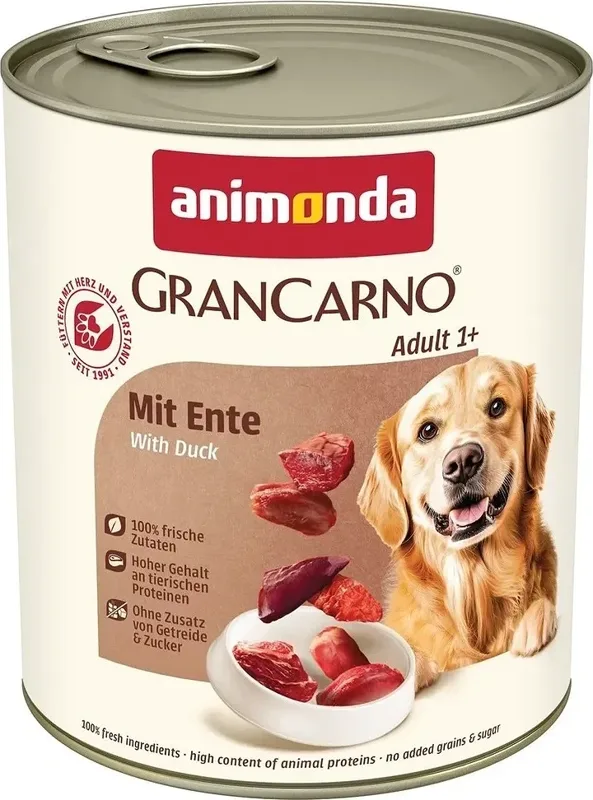 Animonda GranCarno Adult kacsahúsos konzerv kutyáknak