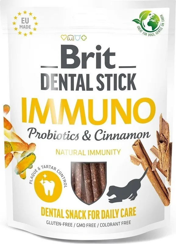 Brit Dental Stick Immuno with Probiotics & Cinnamon