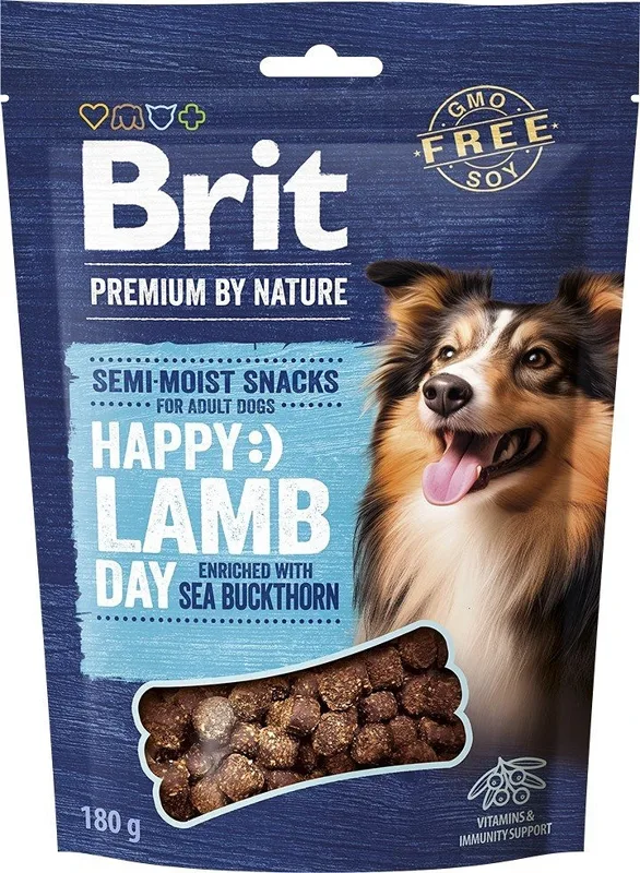 Brit Premium by Nature Dog Semi-moist Snacks Lamb with Sea Buckthorn