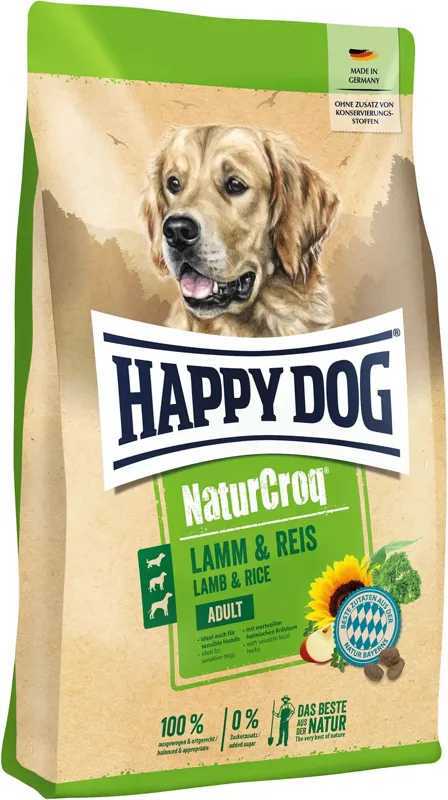 Happy Dog NaturCroq Lamb & Rice érzékeny kutyáknak