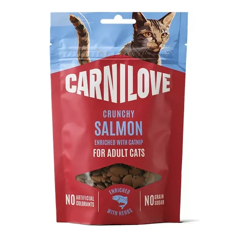 CarniLove Cat Crunchy Snack lazaccal és mentával