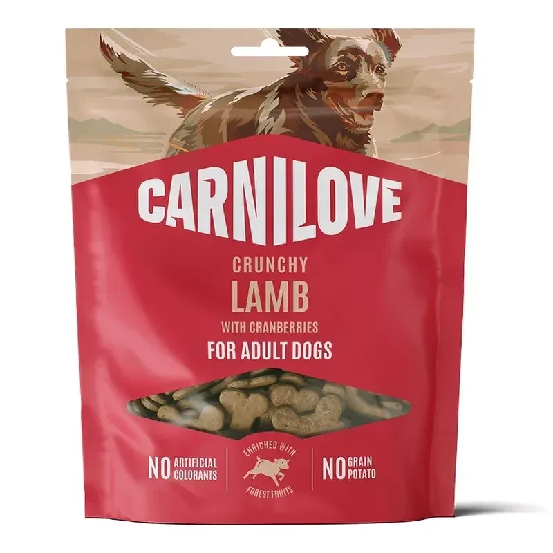 CarniLove Dog Crunchy Snack báránnyal és vörösáfonyával