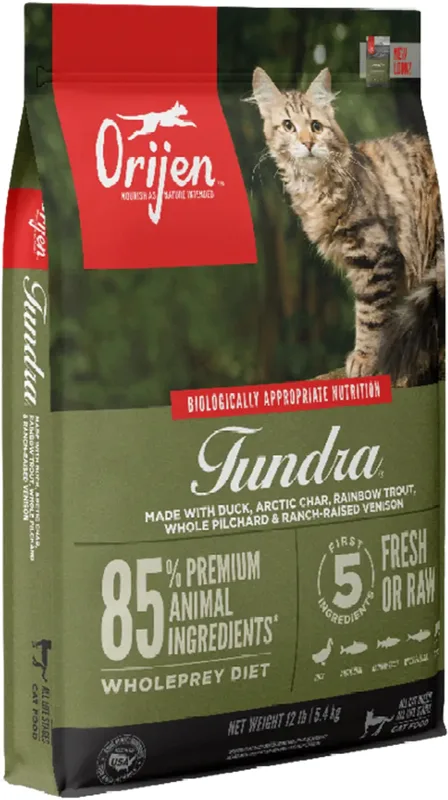 Orijen Tundra Cat & Kitten ultra prémium macskatáp