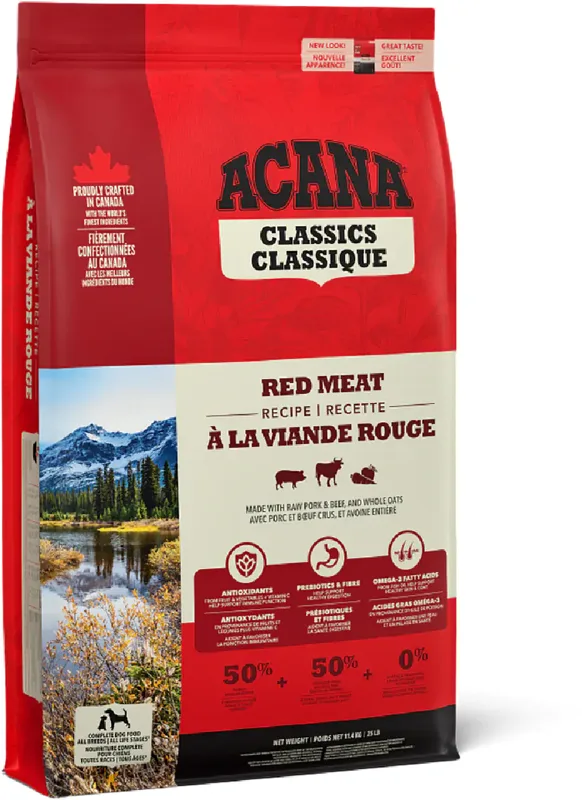 Acana Classic Red kutyatáp bárány-, marha- és sertéshúsból