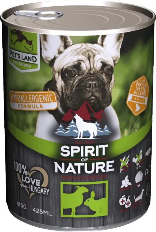 Spirit of Nature Dog bárány- és nyúlhúsos konzerv